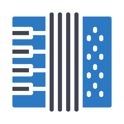 Accordion Generic Blue icon