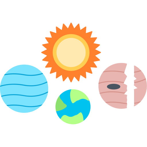 système solaire Generic Flat Icône