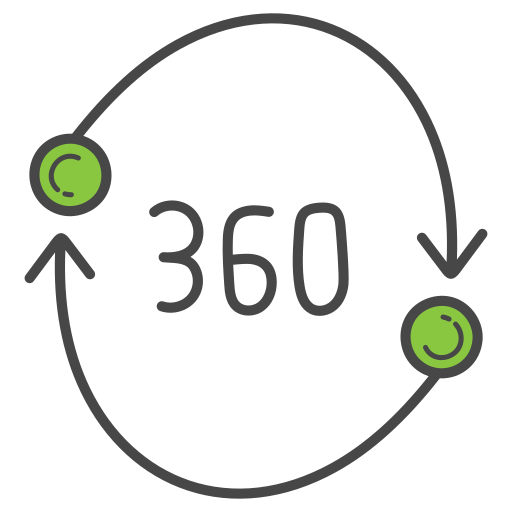 360 graden Generic Fill & Lineal icoon
