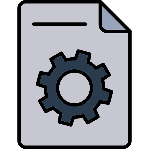 파일 Generic Outline Color icon