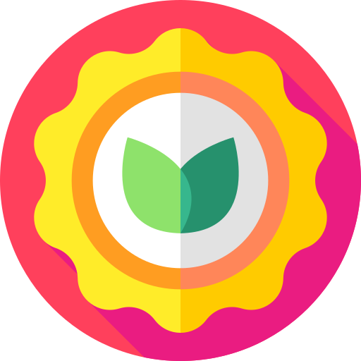 orgánico Flat Circular Flat icono