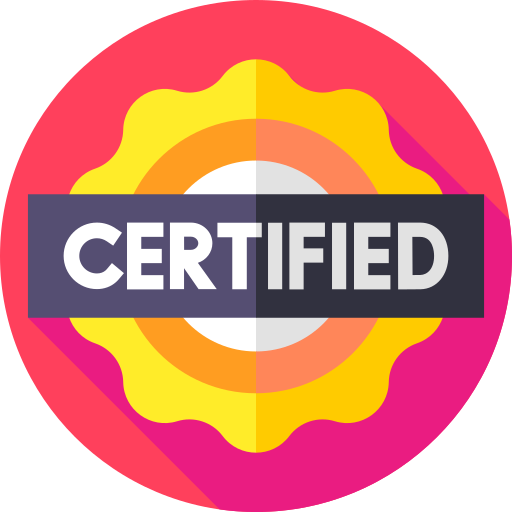 Certified Flat Circular Flat icon