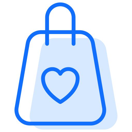 Gift Bag Generic Blue icon