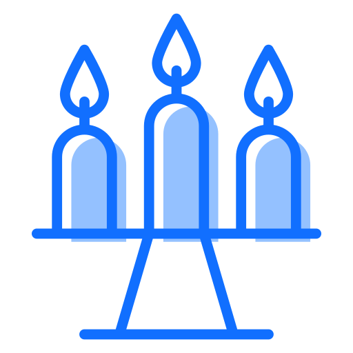 bougies Generic Blue Icône