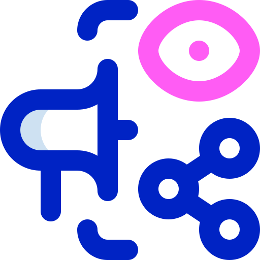 Viral marketing Super Basic Orbit Color icon