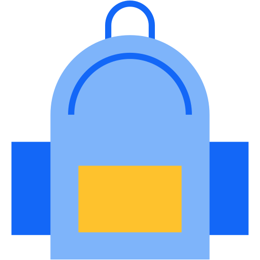 학교 가방 Generic Flat icon
