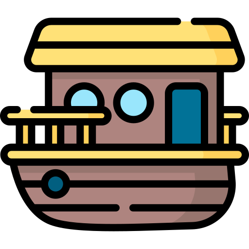 Houseboat Special Lineal color icon