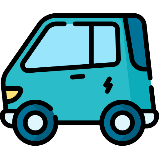 elektroauto Special Lineal color icon