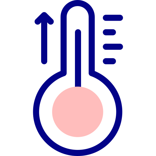 termometr Detailed Mixed Lineal color ikona