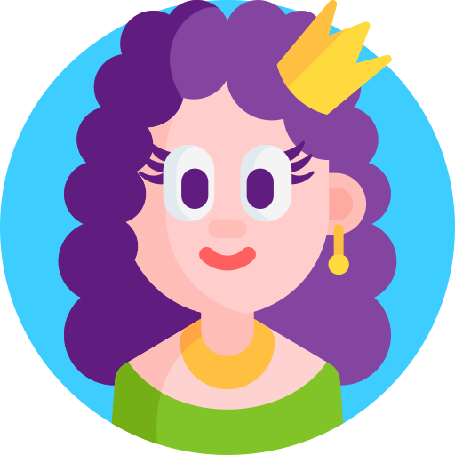 Princess Detailed Flat Circular Flat icon