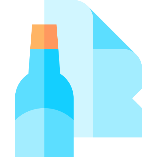 Послание в бутылке Basic Straight Flat иконка