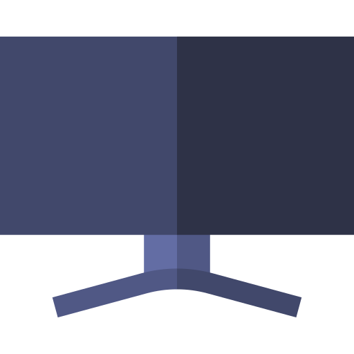 fernseher Basic Straight Flat icon