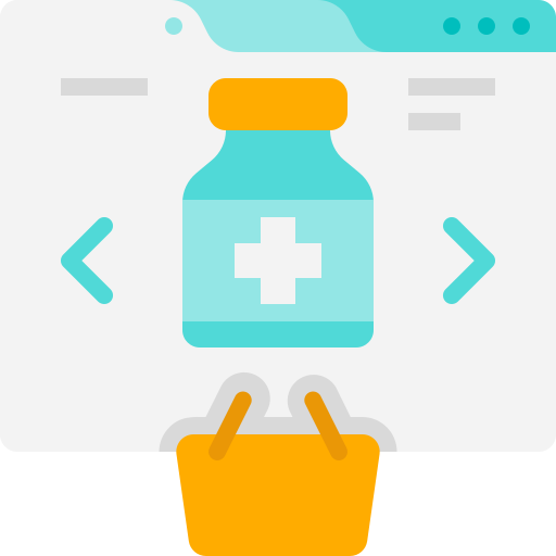 Online pharmacy Generic Flat icon