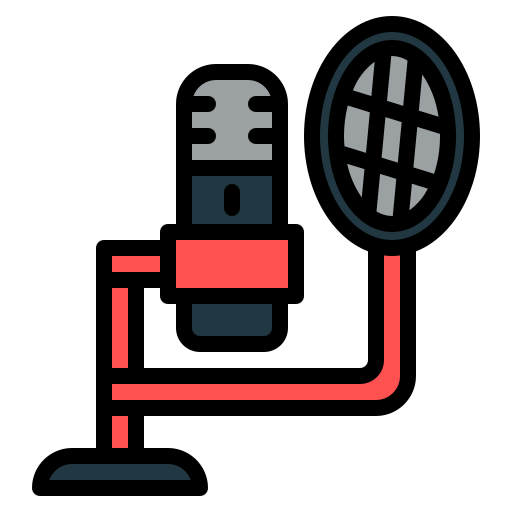 microfone Generic Outline Color Ícone