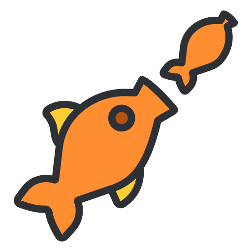 pescado Generic Outline Color icono
