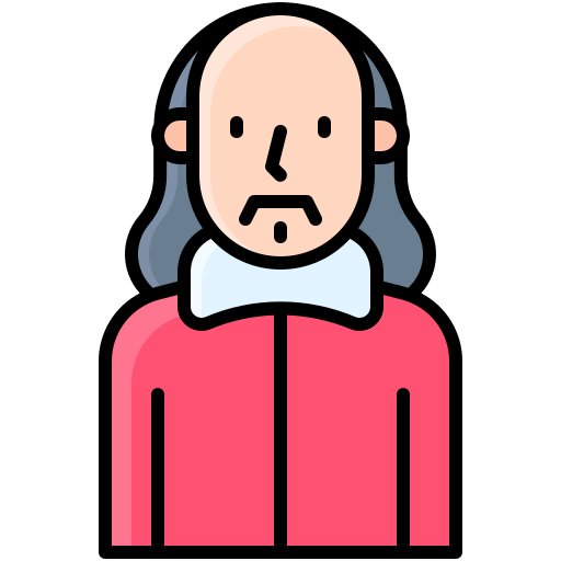 Shakespeare Generic Outline Color icon