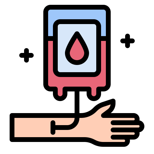 donación de sangre Generic Outline Color icono