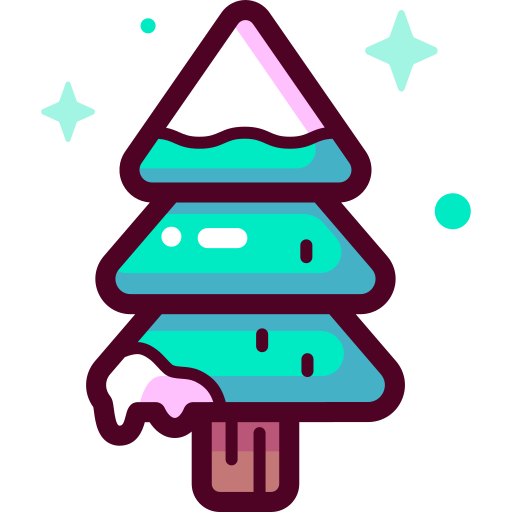 Pine tree Special Candy Lineal color icon