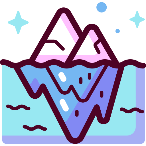 Iceberg  Special Candy Lineal color icon