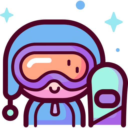 snowboarden Special Candy Lineal color icon