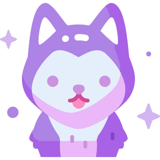 Husky Special Candy Flat icon