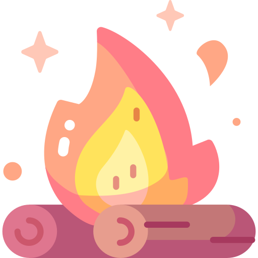 キャンプファイヤー Special Candy Flat icon