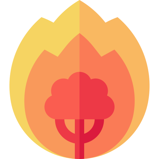 Wildfire Basic Straight Flat icon
