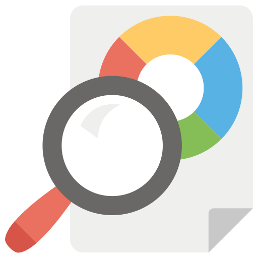 gegevens rapport Generic Flat icoon