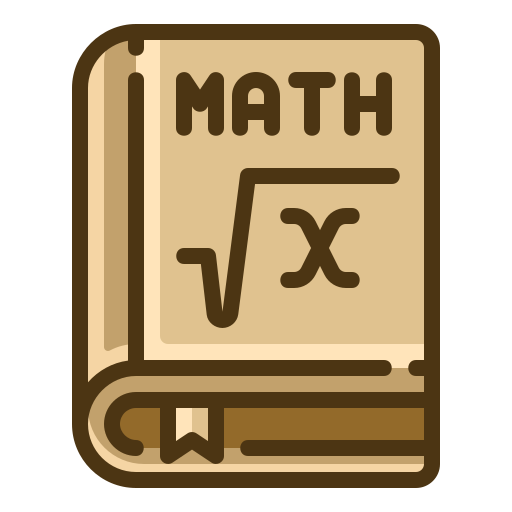 książka do matematyki Generic Outline Color ikona