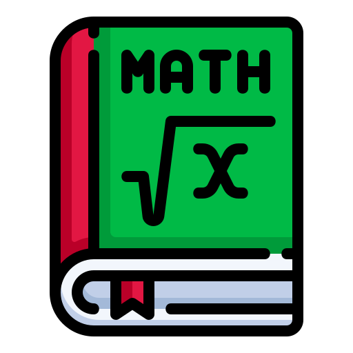 Math book Generic Outline Color icon
