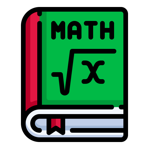 livro de matemática Generic Outline Color Ícone