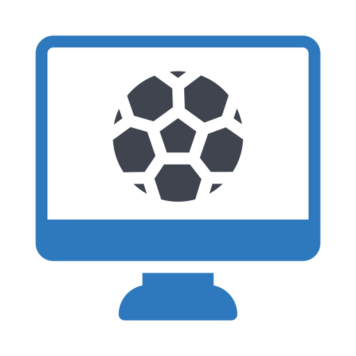 サッカー Generic Blue icon