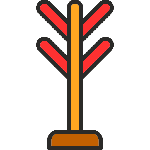 Coat rack Generic Outline Color icon