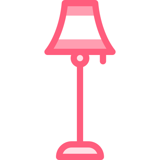 lámpara de piso Detailed color Lineal color icono