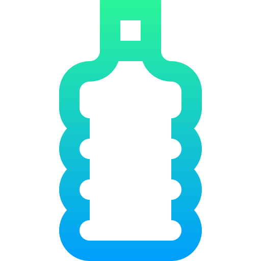 water Super Basic Straight Gradient icoon
