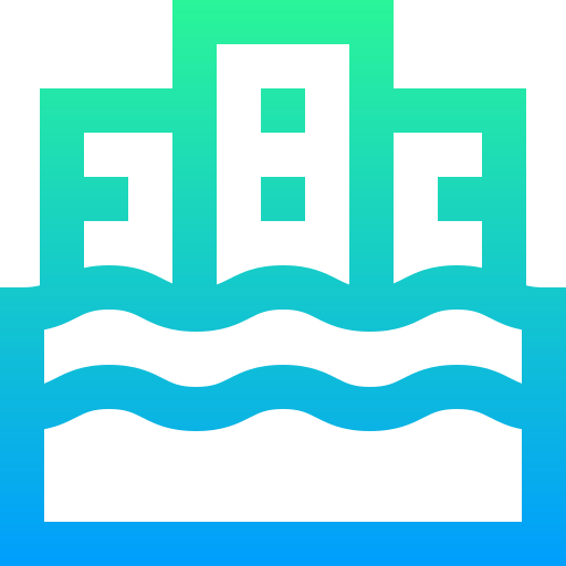 海面 Super Basic Straight Gradient icon