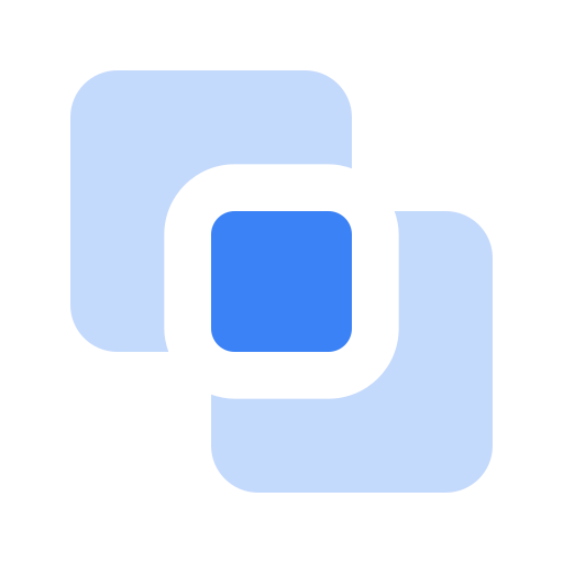交差する Generic Blue icon