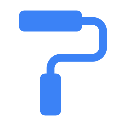 Paint roller Generic Blue icon