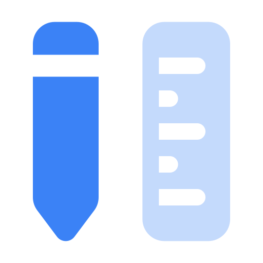Pencil Generic Blue icon