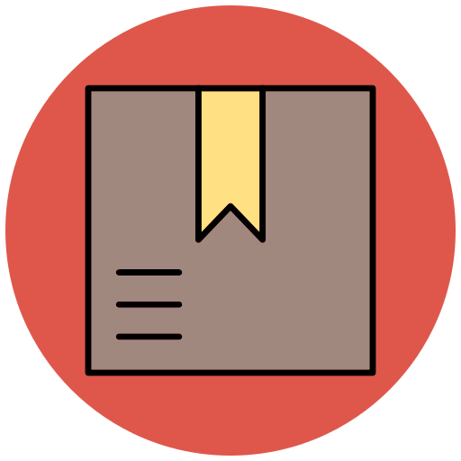 Cardboard Generic Outline Color icon