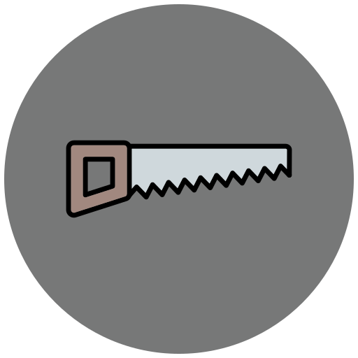 Hand Saw Generic Outline Color icon