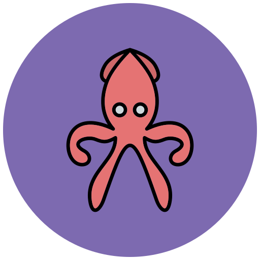 tintenfisch Generic Outline Color icon