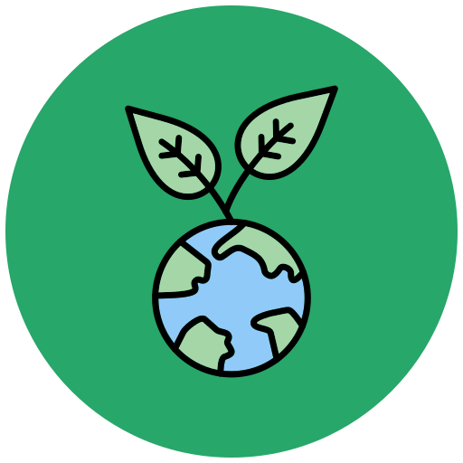 mundo ecológico Generic Outline Color icono