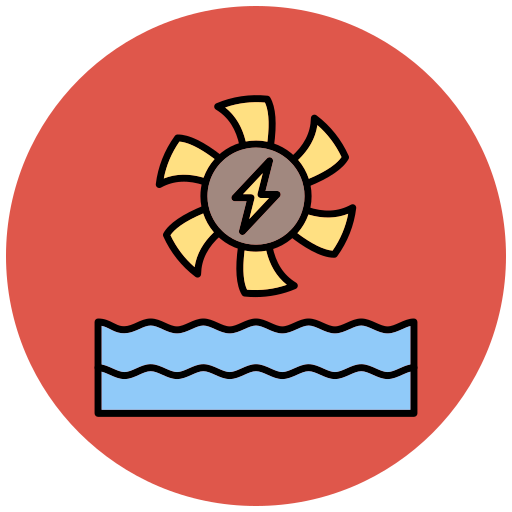 waterkracht Generic Outline Color icoon