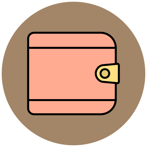 Wallet Generic Outline Color icon