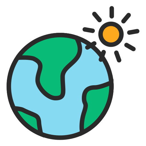 Earth Generic Outline Color icon