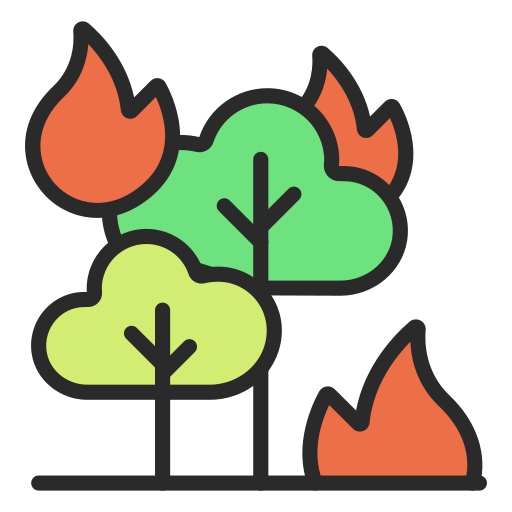 waldbrand Generic Outline Color icon