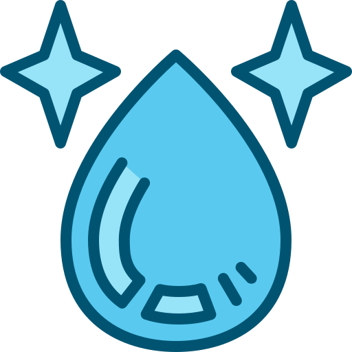 깨끗한 물 Generic Blue icon