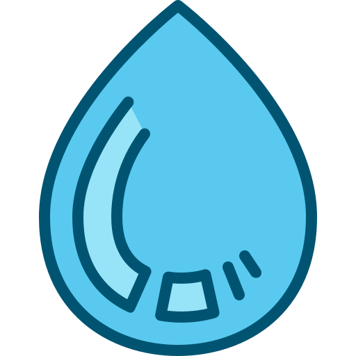druppel Generic Blue icoon