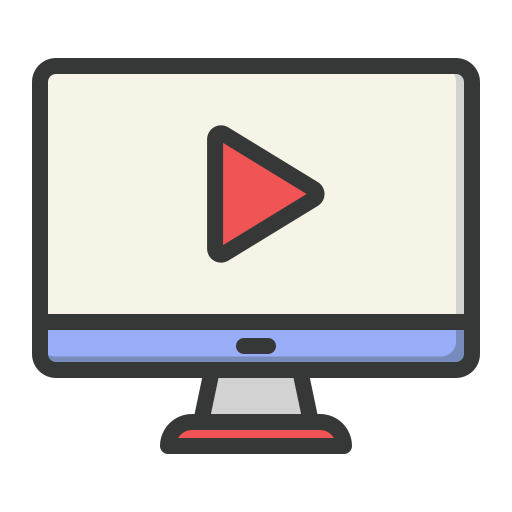 video streaming Generic Outline Color icon